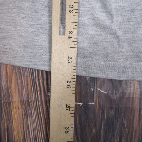 Disney Lilo Stitch Shirt Mens Medium Gray Ohana Means Family Graphic Tee T-Shirt - Picture 5 of 5